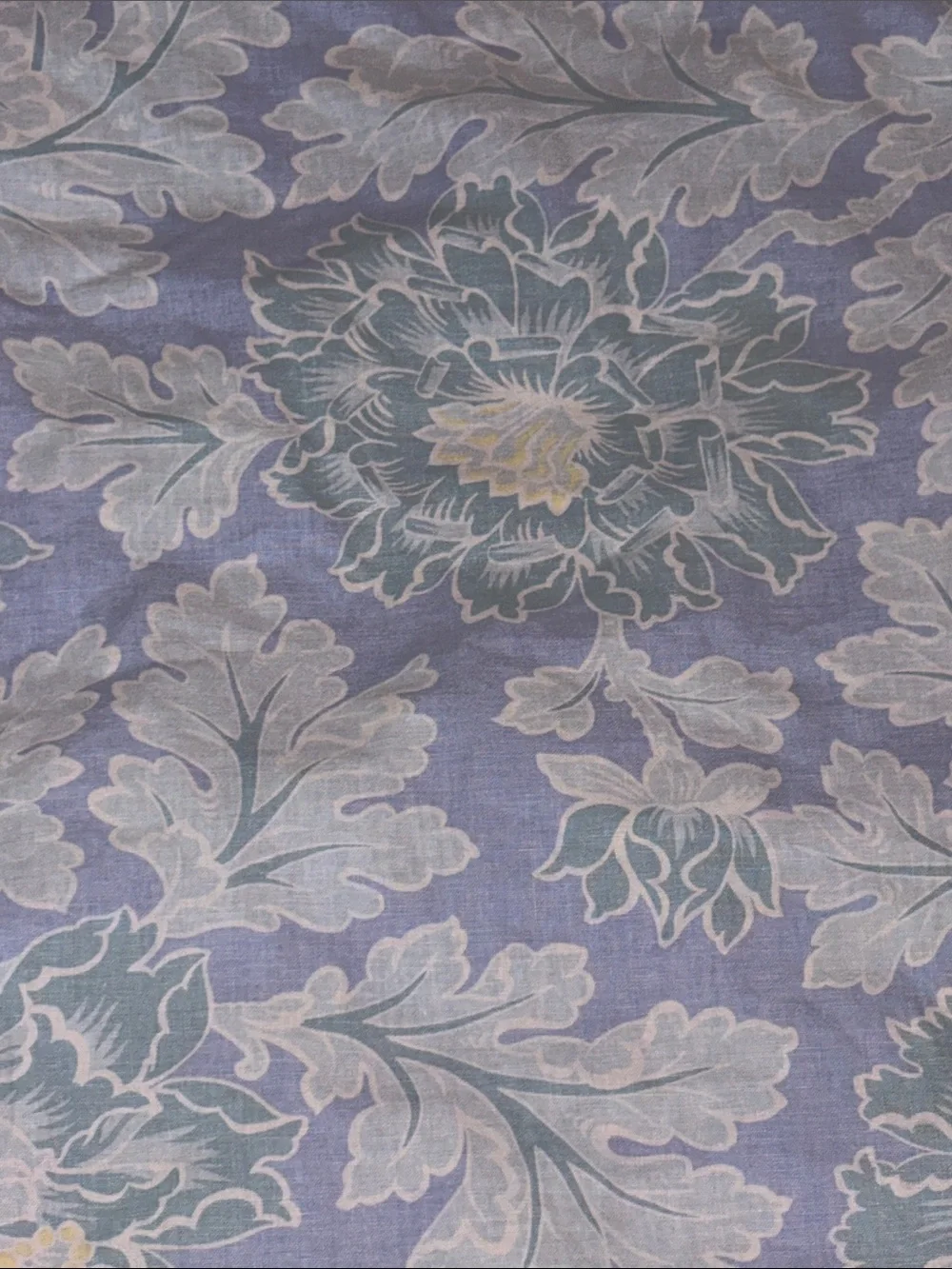 🐭  Pottery Barn Pastel floral linen blend F/Q duvet cover